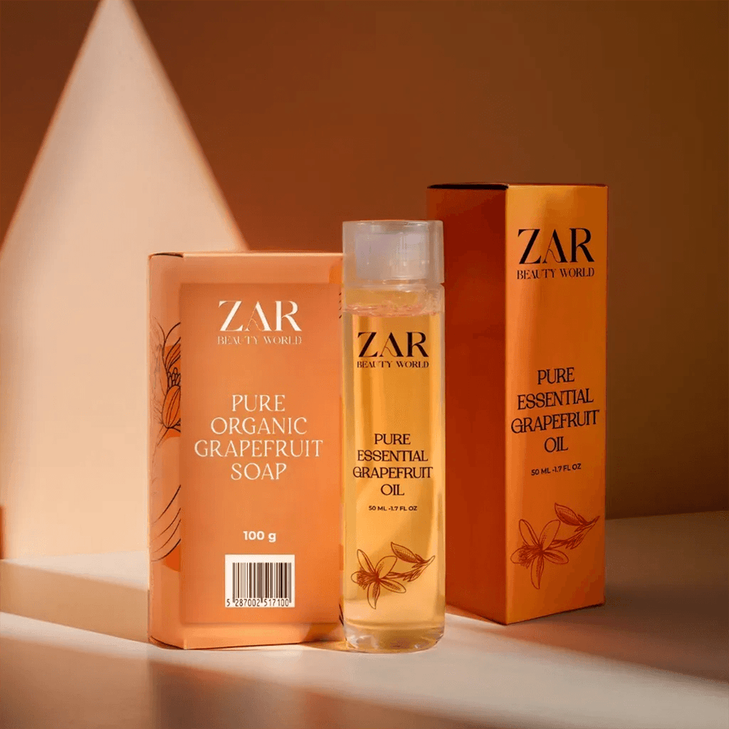 Organic Grapefruit Soap with Essential Grapefruit Oil - Zar Beauty World
