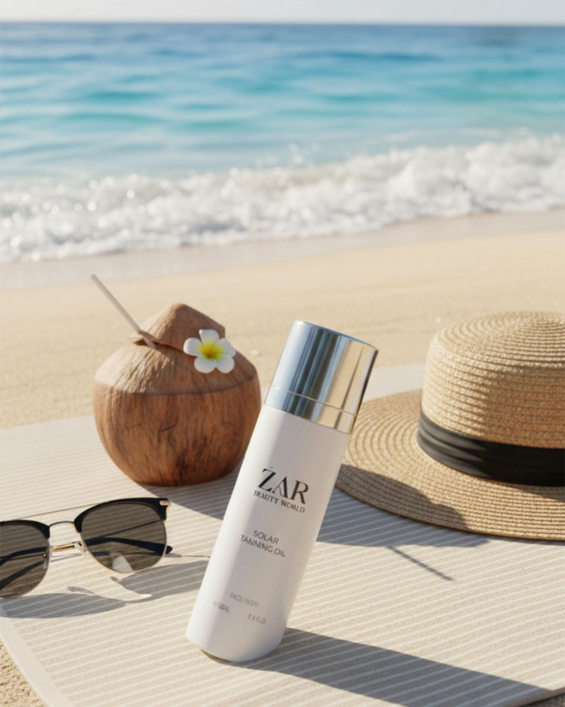 ZAR Organic Solar Tanning Oil for Beach and Ski