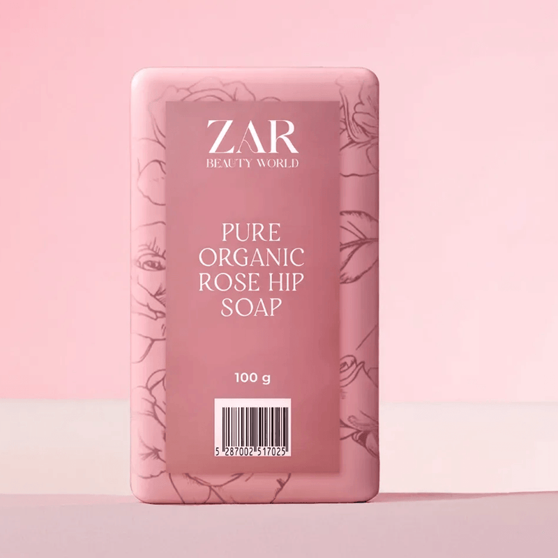 Organic Rosehip Bar Soap-Zar Beauty World
